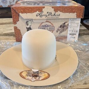 Larry Mahan Beige Western Hat